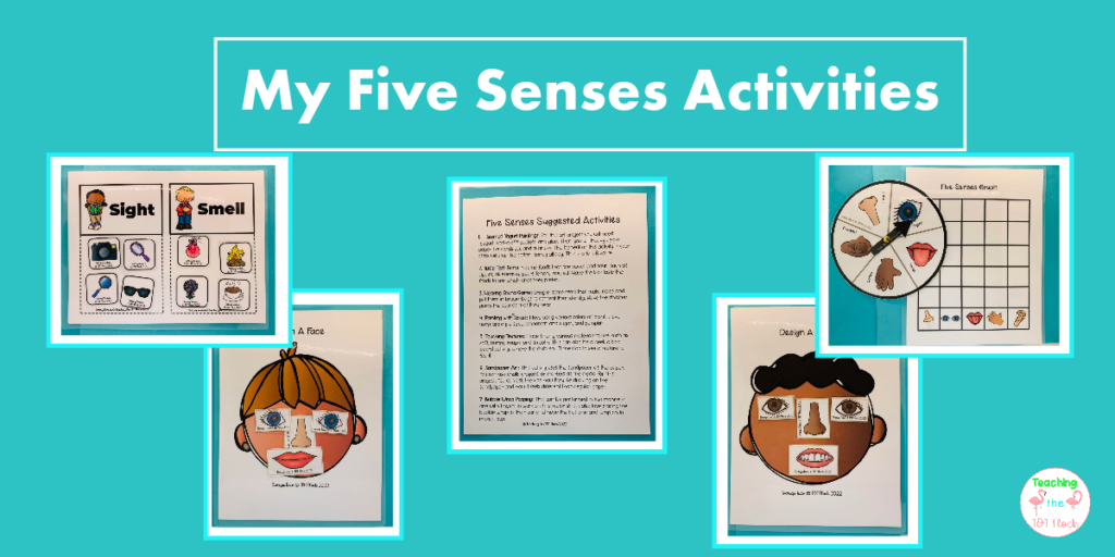 Five senses activities that help teach children can be senses sorting, design a face, graphing senses, and more. 