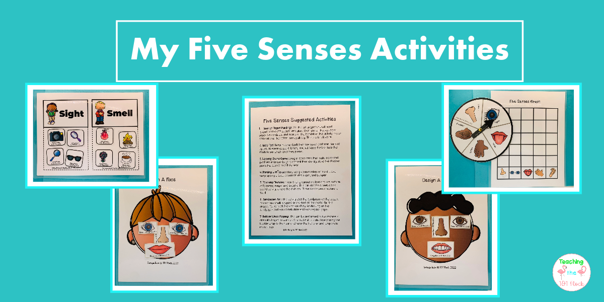 Five Senses Activities - Teaching the TOT Flock