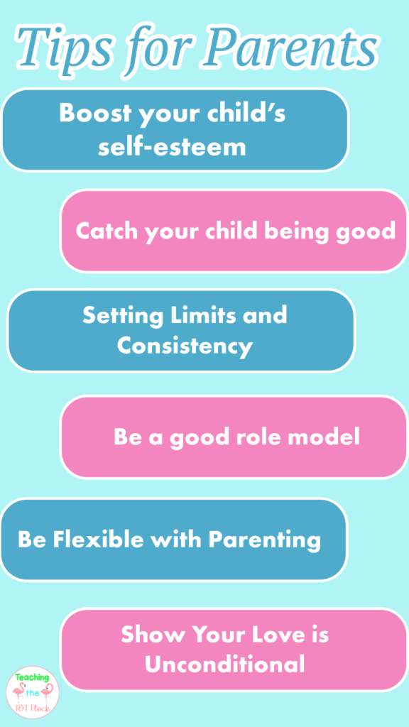 The tips for parents image has the list of tips in this section on one image for ease of use. 